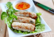 Nem nấm chay ngon ngất ngây Nem nấm chay ngon ngất ngây
