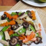 Phù trúc chay xào rau củ Phù trúc chay xào rau củ