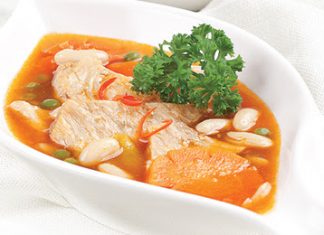 Sườn chay nấu đậu Sườn chay nấu đậu
