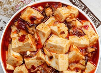 Đậu hủ sốt cay Đậu hủ sốt cay