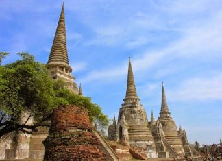 Chùa Wat Pra Sri Sanphet tại cố đô Thái Lan Chùa Wat Pra Sri Sanphet tại cố đô Thái Lan