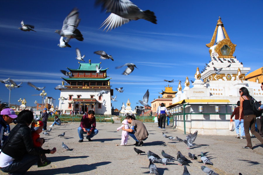 Đến Ulaanbaatar chiêm ngưỡng bức tượng vàng Quán Thế Âm