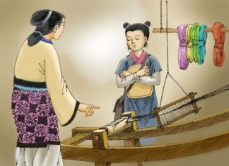 Mẹ Mạnh Tử dạy con Mẹ Mạnh Tử dạy con