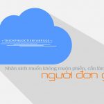Làm người, nhất định phải nhớ.