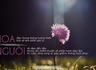 Đẹp từ trong tâm là cái đẹp vẹn toàn nhất