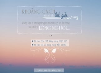 Khoảng cách xa nhất trên thế giới chính là LÒNG NGƯỜI