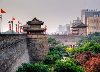 Tường thành cổ Tây An Tường thành cổ Tây An