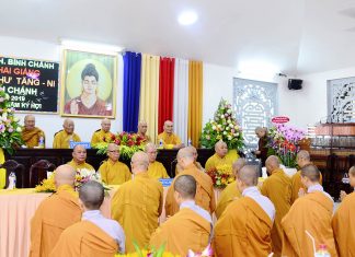 Lễ Tổng Khai Giảng Trường Hạ Chư Tăng – Ni Huyện Bình Chánh Mùa An Cư Kiết Hạ 2019