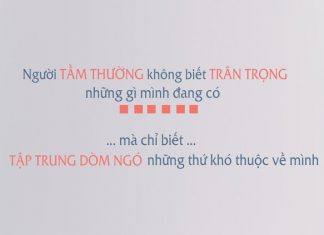 Hãy trân trọng những gì mình đang có, đừng để mất đi mới hối tiếc