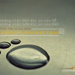 Hãy bắt đầu từ việc nhỏ