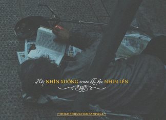 Hãy nhìn xuống trước khi bạn nhìn lên!