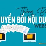Thông Báo Chuyển Đổi Nội Dung Website