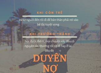 Sự khác biệt khi còn trẻ và khi trưởng thành