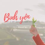 Bình yên cũng là một loại hạnh phúc