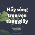 Hãy sống trọn vẹn từng giây