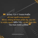 Cẩn trọng trong lời nói hằng ngày