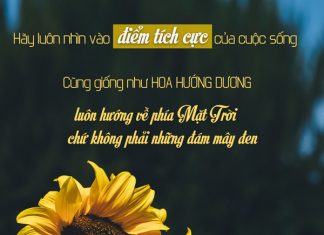Hãy nhìn vào mặt tích cực của một sự việc