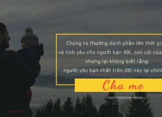 Yêu con theo cách riêng của Cha