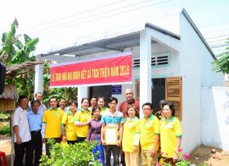 Quỹ Từ Thiện Tu Viện Tường Vân Trao 04 Căn Nhà Tình Thương Tại Tỉnh Vĩnh Long