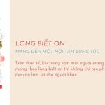 Lòng biết ơn mang đến một nội tâm sung túc long biet on mang den noi tam sung tuc