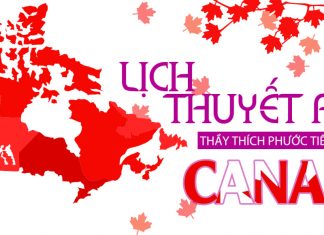 Lịch Giảng Thầy Thích Phước Tiến tại CANADA năm 2019 (Cập nhật mới) ppud