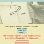 Đón nhận, thay đổi và rời xa don nhan tay doi roi xa