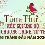 Tâm thư kêu gọi ủng hộ các chương trình từ thiện 06 tháng đầu năm 2020 slidetamthu2020