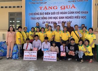 TVTV: Trao Tặng 200 phần quà cho đồng bào nghèo & bảo hiểm y tế cho 80 học sinh Tỉnh Tây Ninh. tay ninh 30