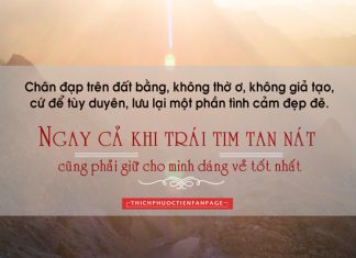 Sống tốt để lòng thanh thản song tot de long thanh than