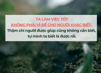 Vì sao phải làm việc thiện? vi sao phai lam viec thien