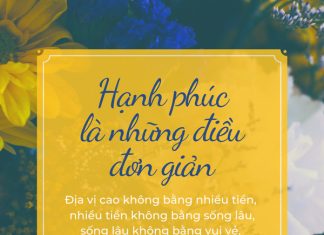Đơn giản, bình thường mới là thật hanh phuc la nhung dieu don gian