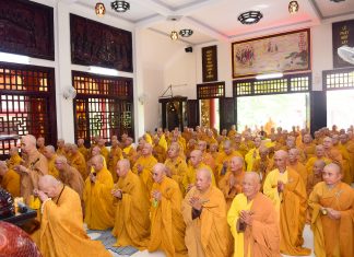 Lễ Bố Tát Đầu Mùa Hạ Tại Tu Viện Tường Vân bo tat 0606 3
