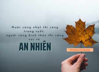 Người càng bình thản thì càng vui vẻ, an nhiên nguoi cang binh than thi cang vui ve an nhien