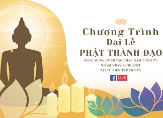 Thư mời tham dự Đại Lễ Phật Thành Đạo slidephatthanhdao