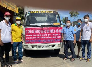 TVTV: Hỗ trợ gần 3.000 phần quà & 8 tấn rau củ quả cho quý bà con TP.HCM đang bị cách ly, phong tỏa do dịch Covid -19. ho tro covid binh tan 1