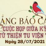 Bảng báo cáo cuộc họp giữa kỳ của Quỹ Từ Thiện Tu Viện Tường Vân (28/07/2021) hop bao cao