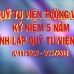 TVTV: Đôi lời kỷ niệm 5 năm ngày thành lập quỹ từ thiện Tu viện Tường Vân 06/11/2016 – 06/11/2021 Capture