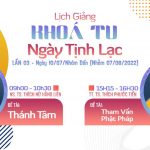 Lịch giảng Khoá Tu Ngày Tịnh Lạc lần 03 lan03