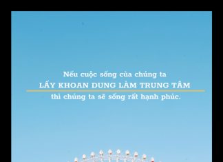 Cách sống khác nhau, kết quả khác nhau lay khoan dung lam trung tam