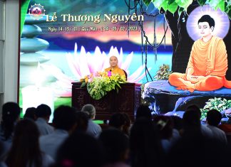 TVTV: Trang nghiêm khóa lễ tụng Kinh cầu nguyện quốc thái dân an & truyền trao Tam Quy Ngũ Giới nhân Lễ Thượng Nguyên le thuong nguyen 2023 7