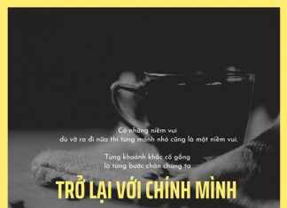 Từng khoảnh khắc cố gắng là từng bước chân chúng ta trở lại với chính mình tro lai voi chinh minh