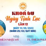 Khóa tu Ngày Tịnh Lạc lần 12 ktu12