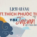 Lịch giảng TT.Thích Phước Tiến tại NHẬT BẢN năm Quý Mão – 2023 Lịch giảng 2
