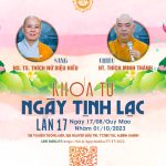 KHÓA TU NGÀY TỊNH LẠC lần 17 khoatu17