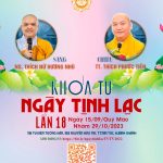 KHÓA TU NGÀY TỊNH LẠC lần 18 kt18