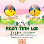 KHÓA TU NGÀY TỊNH LẠC lần 19 kt19