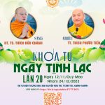Khóa tu NGÀY TỊNH LẠC lần thứ 20 kt20