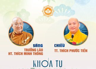 Khóa Tu NGÀY TỊNH LẠC lần 22 kt22