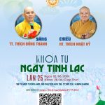 Khóa Tu NGÀY TỊNH LẠC lần 25 Khoá tu 25