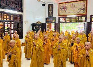 TVTV: Kỳ Bố Tát Lần Thứ 2 Tại Đạo Tràng An Cư – Kiết Hạ Tu Viện Tường Vân 2024 06 20 08 11 IMG 2528